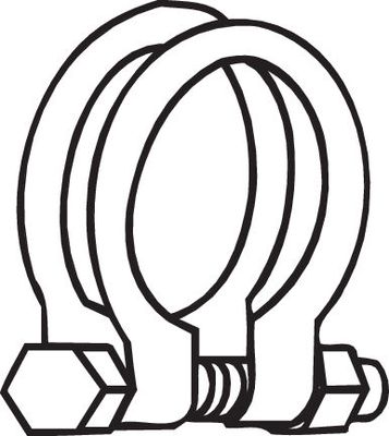 Clamping Piece, exhaust system BOSAL 250-445