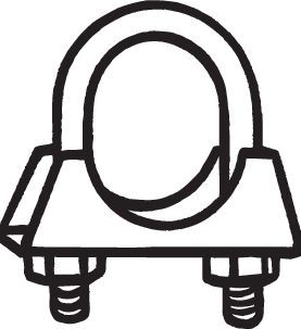 Clamping Piece, exhaust system BOSAL 250-860