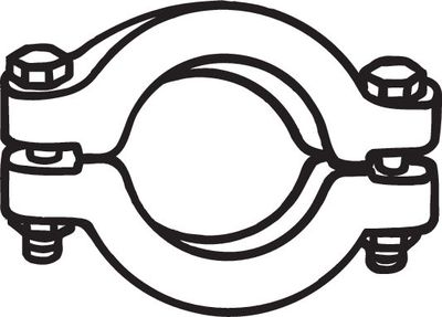 Clamping Piece, exhaust system BOSAL 254-300