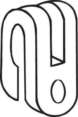 Rubber Strip, exhaust system BOSAL 255-014