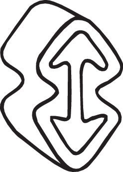 Rubber Strip, exhaust system BOSAL 255-029