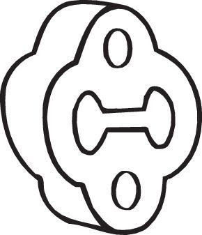 Rubber Strip, exhaust system BOSAL 255-170
