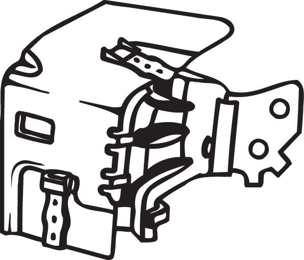 BOSAL 255-204 Rubber Strip, exhaust system