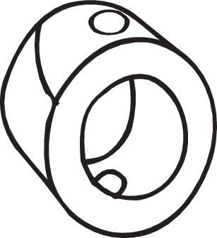 Rubber Strip, exhaust system BOSAL 255-267