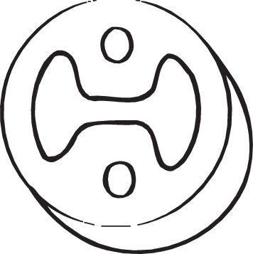 BOSAL 255-393 Rubber Strip, exhaust system