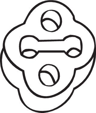 Rubber Strip, exhaust system BOSAL 255-507