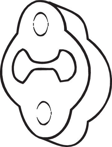 BOSAL 255-623 Rubber Strip, exhaust system
