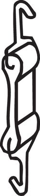 Rubber Strip, exhaust system BOSAL 255-754