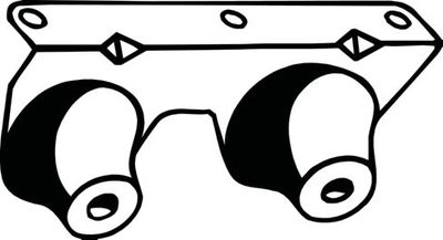 Rubber Strip, exhaust system BOSAL 255-796
