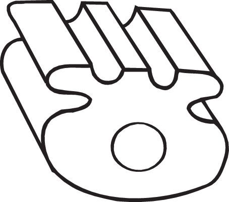 BOSAL 255-837 Rubber Strip, exhaust system