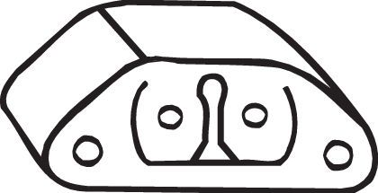 BOSAL 255-973 Rubber Strip, exhaust system