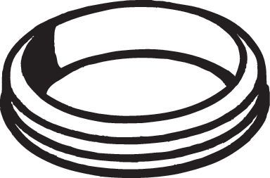 Gasket, exhaust pipe BOSAL 256-027