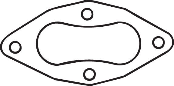 BOSAL 256-084 Gasket, exhaust pipe