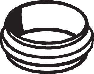 Gasket, exhaust pipe BOSAL 256-091