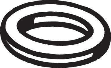 Gasket, exhaust pipe BOSAL 256-282