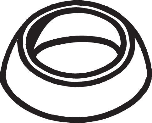 BOSAL 256-304 Gasket, exhaust pipe