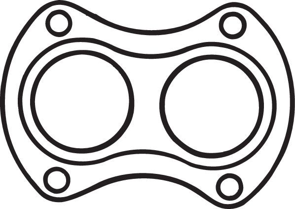 BOSAL 256-418 Gasket, exhaust pipe