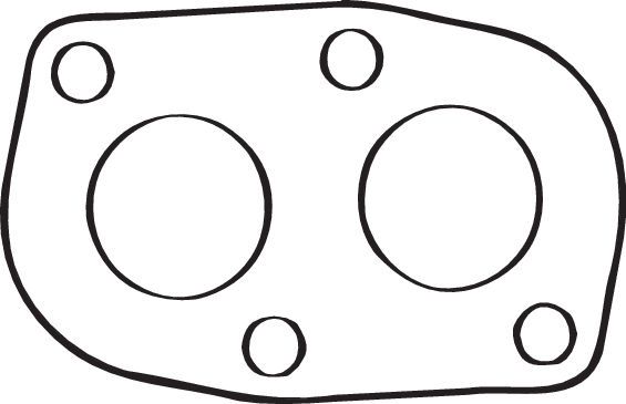 BOSAL 256-749 Gasket, exhaust pipe