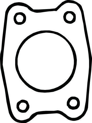 BOSAL 256-750 Gasket, exhaust pipe