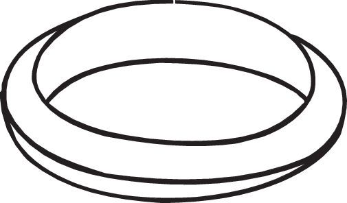 BOSAL 256-861 Gasket, exhaust pipe