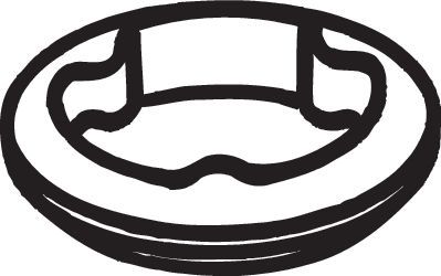 Gasket, exhaust pipe BOSAL 256-946