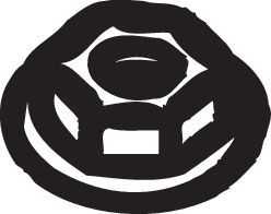 BOSAL 258-036 Nut, exhaust manifold