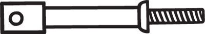Bolt, exhaust system BOSAL 258-788