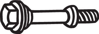 Bolt, exhaust system BOSAL 258-942