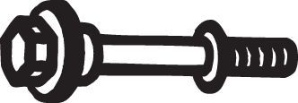 Bolt, exhaust system BOSAL 258-944