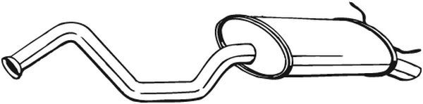 BOSAL 278-769 Rear Muffler