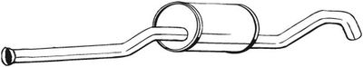 Centre Muffler BOSAL 278-193