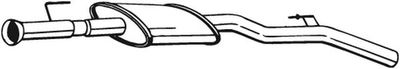 Centre Muffler BOSAL 278-667