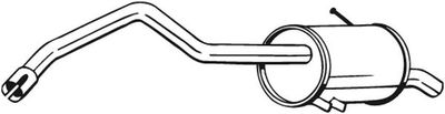 Rear Muffler BOSAL 278-707