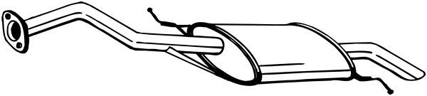 BOSAL 278-837 Rear Muffler