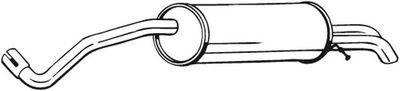 Rear Muffler BOSAL 279-299