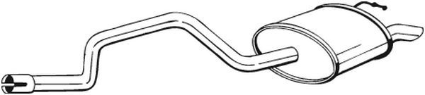 BOSAL 279-065 Rear Muffler