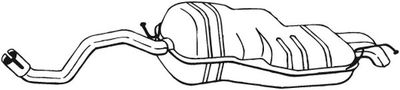 Rear Muffler BOSAL 279-107