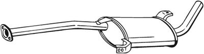 Centre Muffler BOSAL 279-125