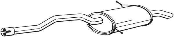 BOSAL 279-643 Rear Muffler