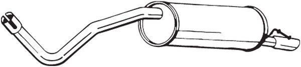 BOSAL 279-645 Rear Muffler