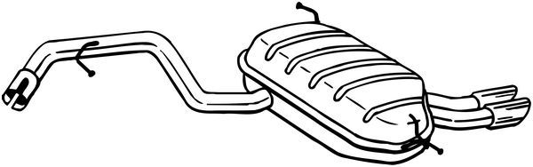BOSAL 279-655 Rear Muffler