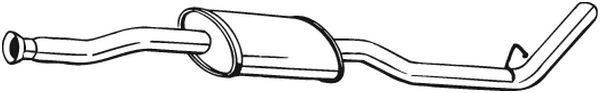 BOSAL 279-711 Centre Muffler