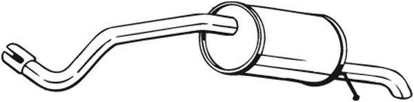 BOSAL 279-831 Rear Muffler
