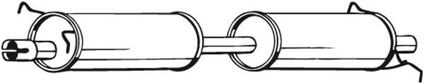 BOSAL 280-055 Centre Muffler