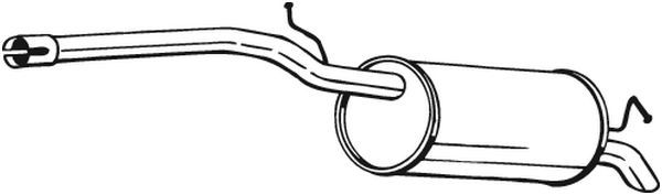 BOSAL 280-161 Rear Muffler