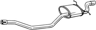 Rear Muffler BOSAL 280-197