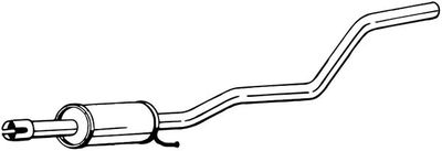 Centre Muffler BOSAL 280-299