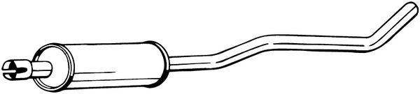 BOSAL 280-307 Centre Muffler