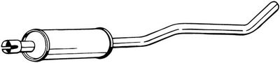 Centre Muffler BOSAL 280-307