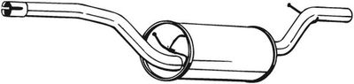 Centre Muffler BOSAL 280-361